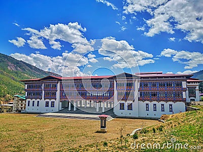 Royal Textile Academy in Thimphu, Bhutan Stock Photo