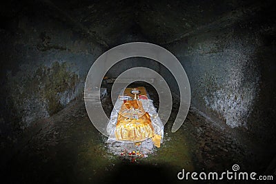 Royal Tombs in Gunung Kawi Temple Stock Photo