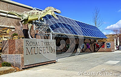 Royal Tyrrell Museum Editorial Stock Photo