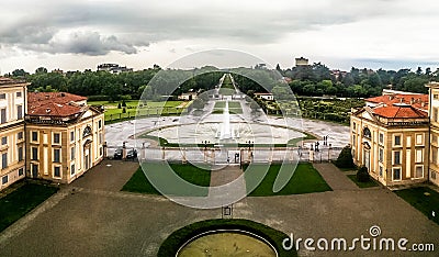 Royal villa, Monza, Italy Stock Photo