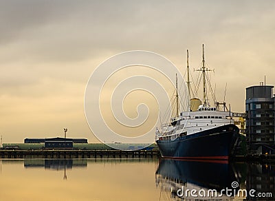 Royal Yacht Britannia Stock Photo