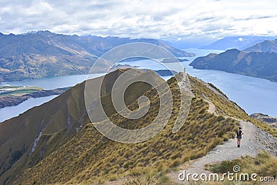 Roys Peak, New Zealand Editorial Stock Photo