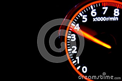 Rpm meter Stock Photo