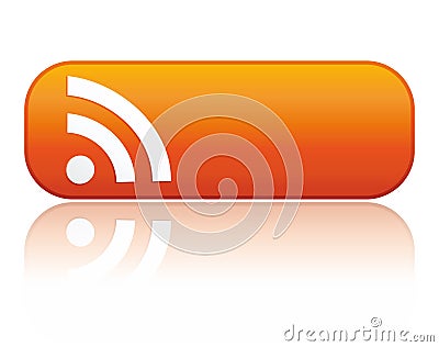 Rss button Editorial Stock Photo