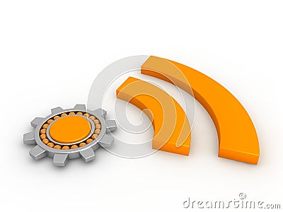 RSS Concept Stock Photo