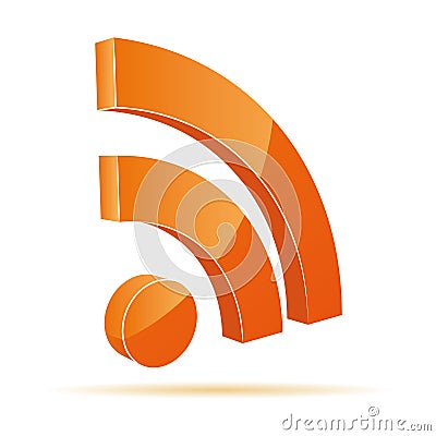 RSS icon Vector Illustration