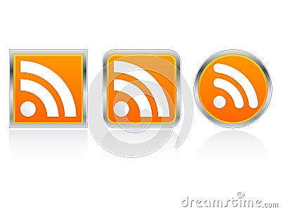 RSS Icon Vector Illustration