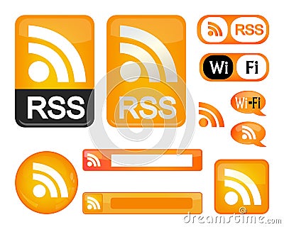 Rss sign Vector Illustration