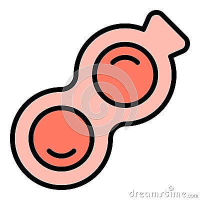 Rubber antistress toy icon vector flat Stock Photo