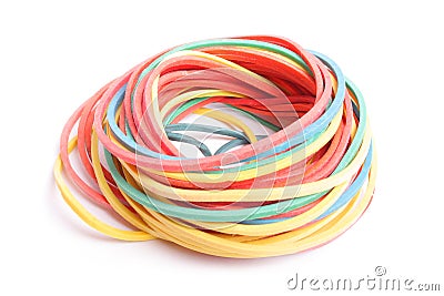 Rubber band Stock Photo