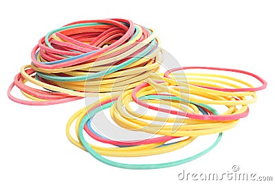 Rubber band Stock Photo