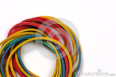 Rubber bands Stock Photo