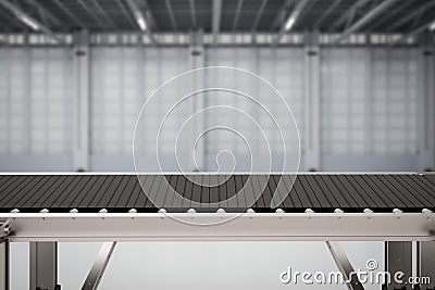 Rubber conveyor belt Stock Photo