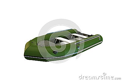 Rubber dinghy Stock Photo