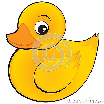 Rubber Duck Vector Illustration
