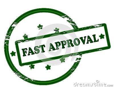 Fast approval Cartoon Illustration