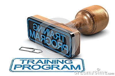 Training Program Cartoon Illustration