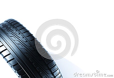 Rubber tire Stock Photo