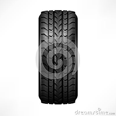 Rubber tire Vector Illustration