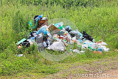 Rubbish heap Stock Photo