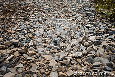 Rubble pile texture for background Stock Photo