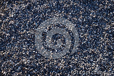 Rubble stone background grey smal Stock Photo