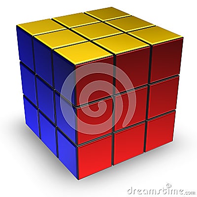 Rubik cube Editorial Stock Photo