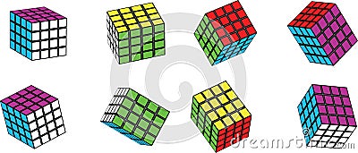 Rubik cube Editorial Stock Photo