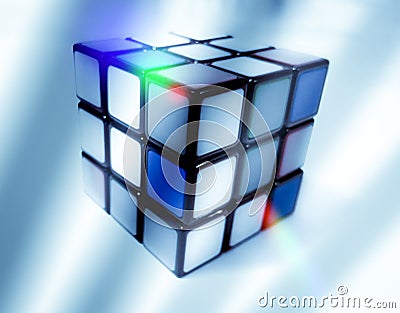 Rubik cube Editorial Stock Photo