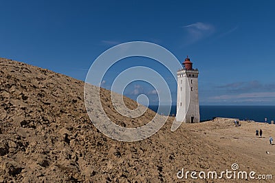 Rubjerg Knude Lighthouse, Denmark Stock Photo