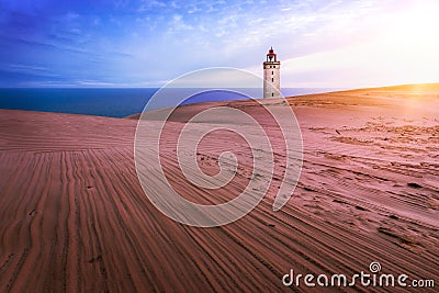 Rubjerg Knude Lighthouse Stock Photo