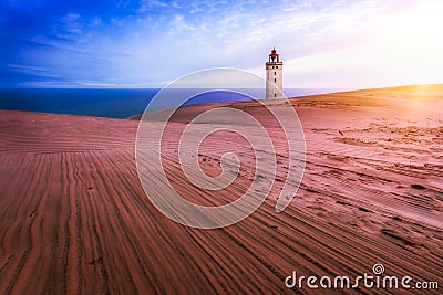 Rubjerg Knude Lighthouse Stock Photo