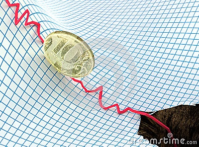 Ruble crisis Stock Photo