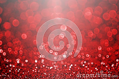 Ruby red Valentine&#s Day or Christmas glitter sparkle background Stock Photo