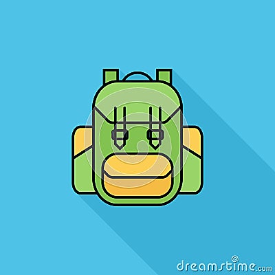 Rucksack Vector Illustration