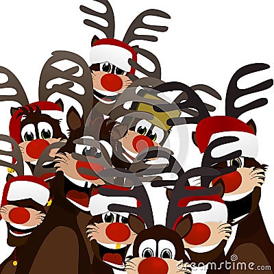 Rudolf the red nose reindeer Editorial Stock Photo