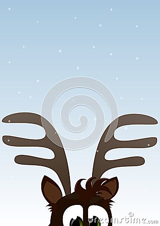 Rudolf the red nose reindeer Stock Photo