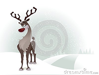 Rudolf the reindeer Stock Photo