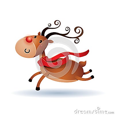 Rudolph Vector Illustration