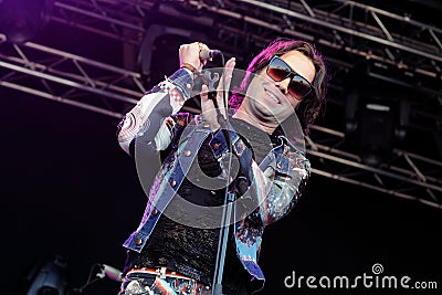 Rufus Wainwright band performs at San Miguel Primavera Sound Festival Editorial Stock Photo