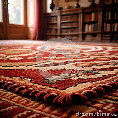 Rug , floor covering carpet home furnishing Stock Photo