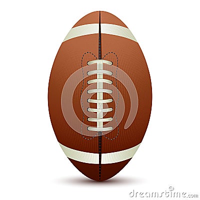 Rugby Ball Vector Illustration