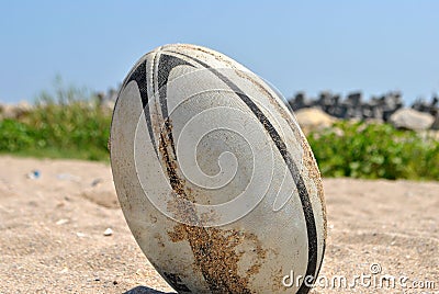 Rugby ball Stock Photo