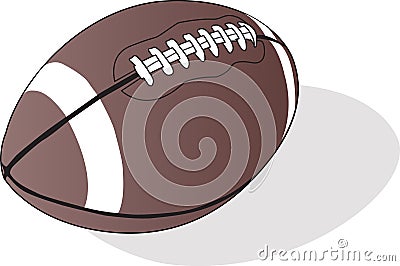 Rugby ball Vector Illustration