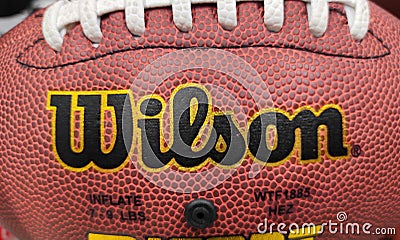 Rugby ball, American football ball Editorial Stock Photo