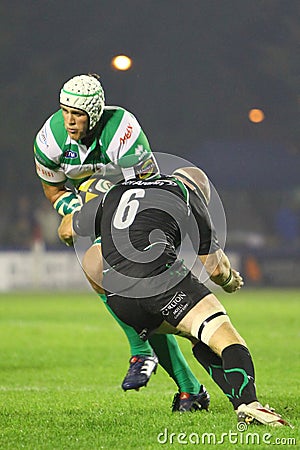 Rugby Celtic League; Benetton vs Connacht Editorial Stock Photo