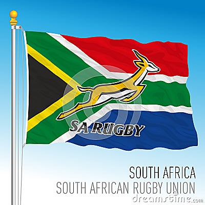 Rugby Federation of South Africa, illustratio Vector Illustration