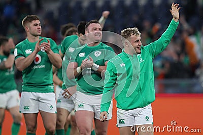RUGBY: GUINNESS SIX NATIONS 2023 - ITALY vs IRELAND AT OLYMPIC STADIUM IN ROME Editorial Stock Photo