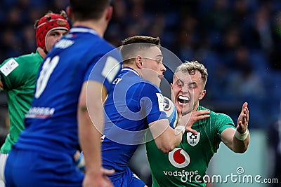 RUGBY: GUINNESS SIX NATIONS 2023 - ITALY vs IRELAND AT OLYMPIC STADIUM IN ROME Editorial Stock Photo