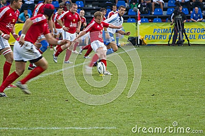 Rugby match Editorial Stock Photo
